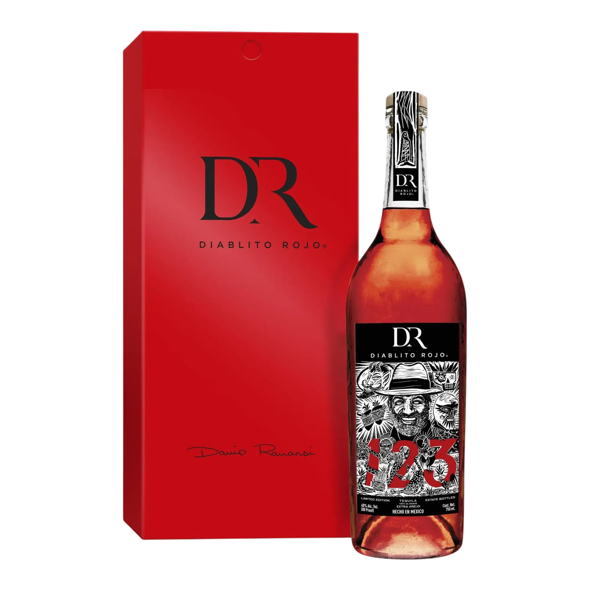 123 Organic Tequila Diablito Rojo Extra Añejo