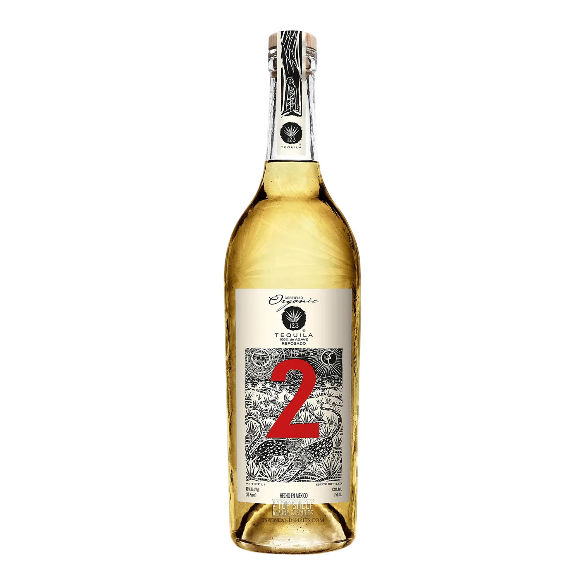 123 Organic Tequila No. 2 Reposado