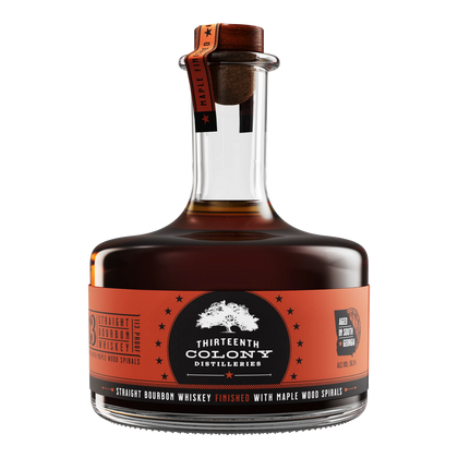 13th colony maple wood finished bourbon whiskey 113 proof