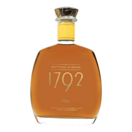 1792 bottled in bond kentucky straight bourbon whiskey fred signature
