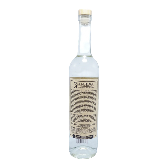 5 Sentidos Espadín Capón Mezcal