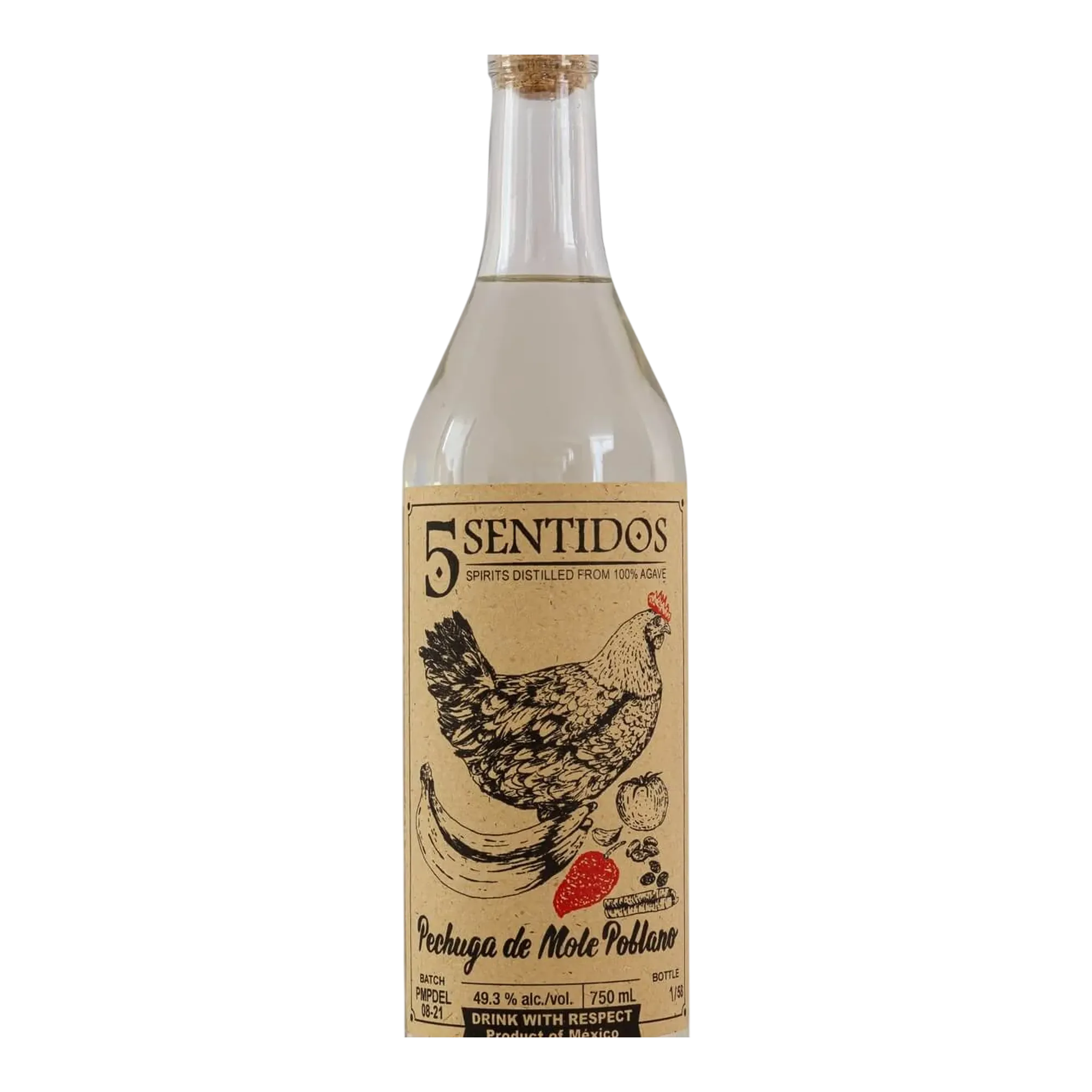 5 Sentidos Pechuga de Mole Poblano Mezcal
