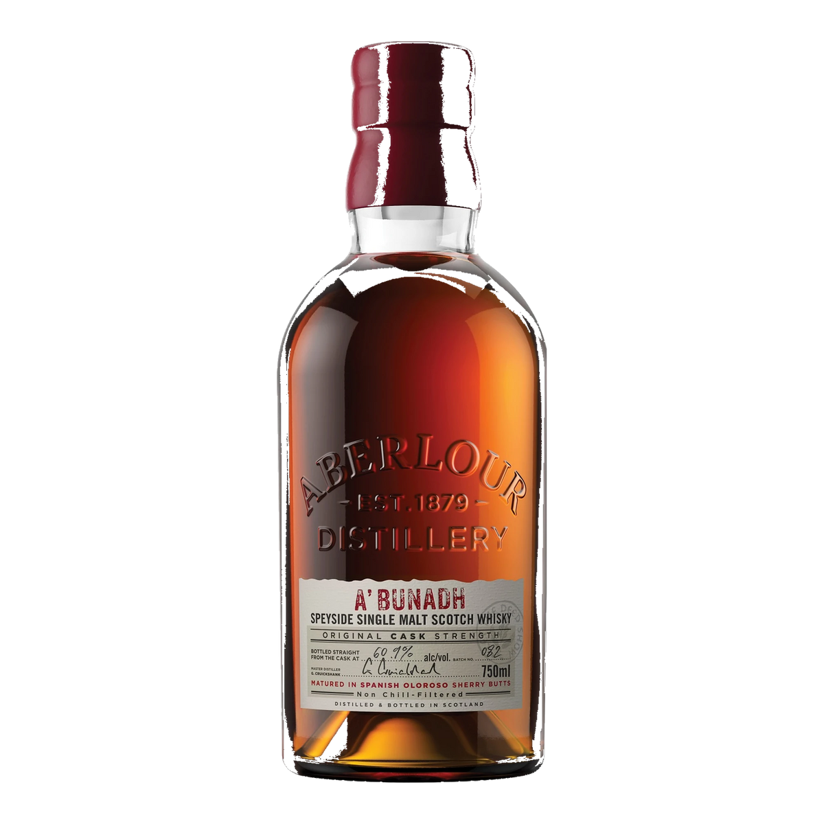 aberlour a bunadh cask strength speyside single malt scotch whisky