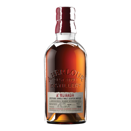 aberlour a bunadh cask strength speyside single malt scotch whisky