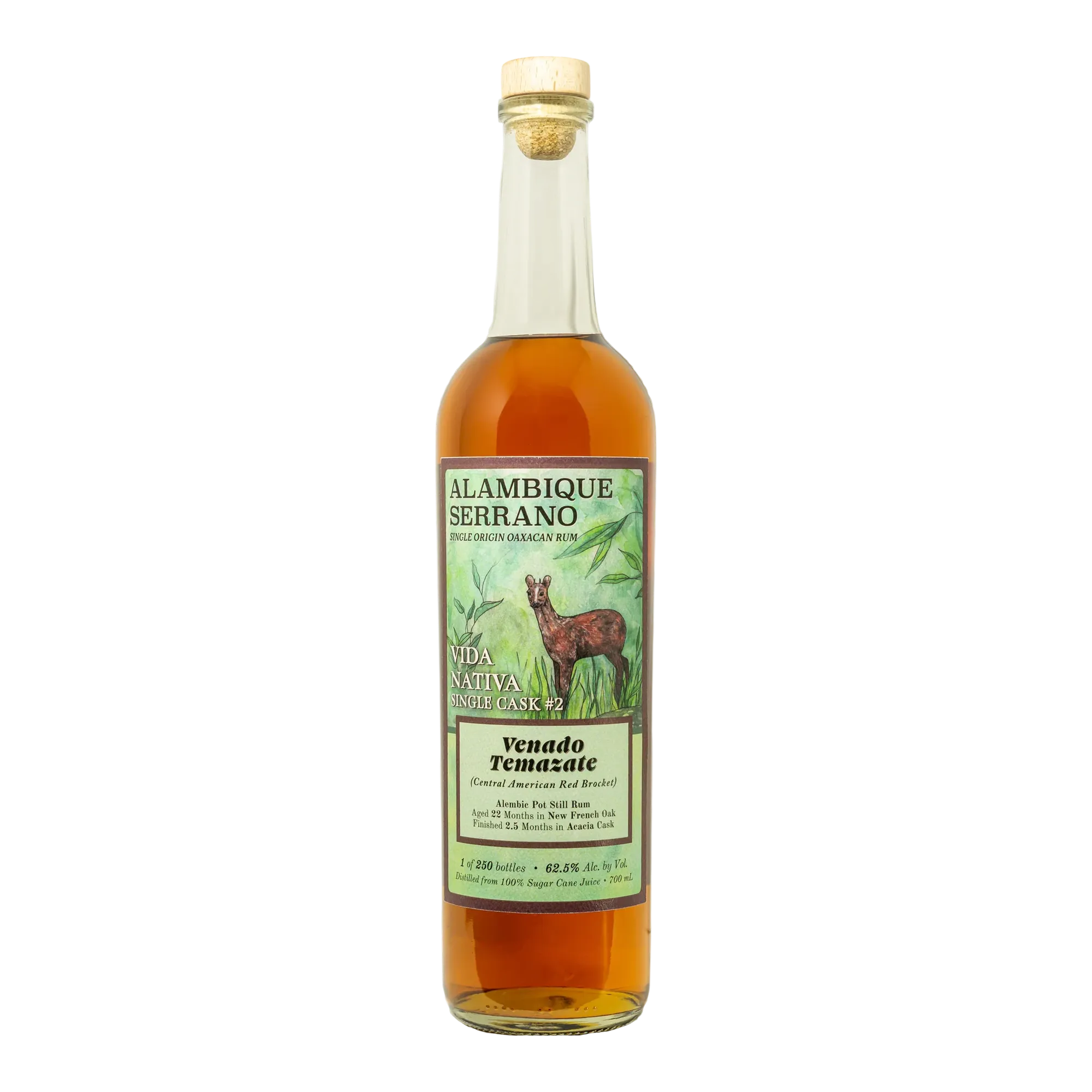 Alambique Serrano Single Cask #2 Temazate Rum