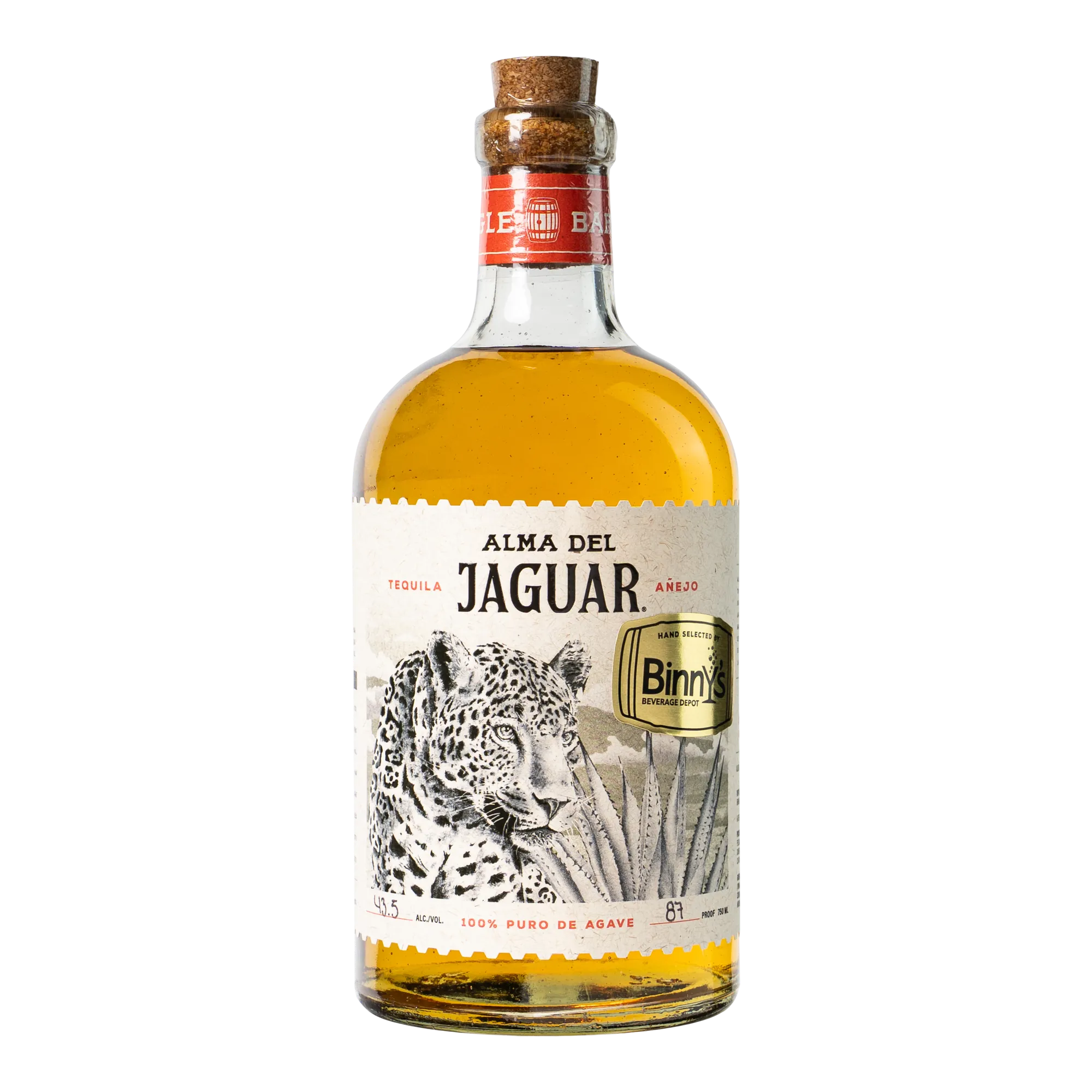 Alma del Jaguar French Oak Single Barrel Añejo Tequila