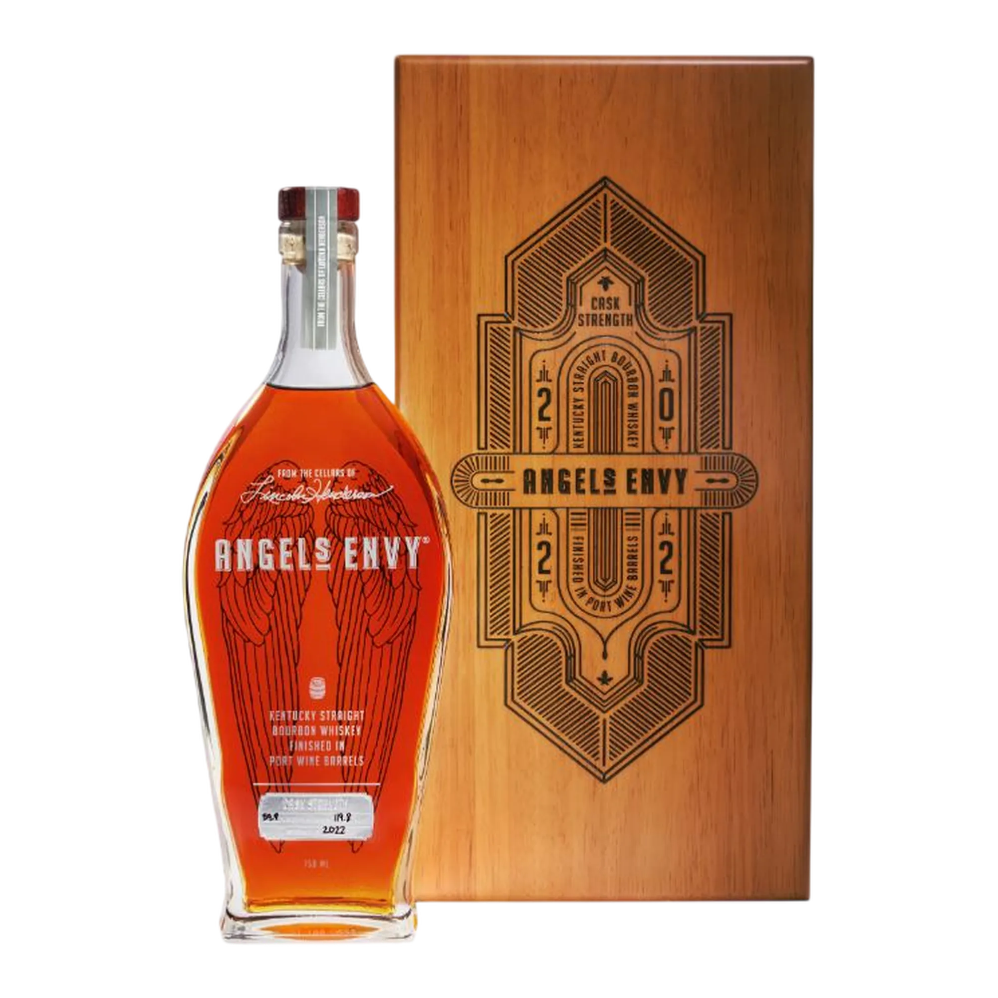 Angel’s Envy 2022 Cask Strength Port Wine Barrel Finished Bourbon Whiskey