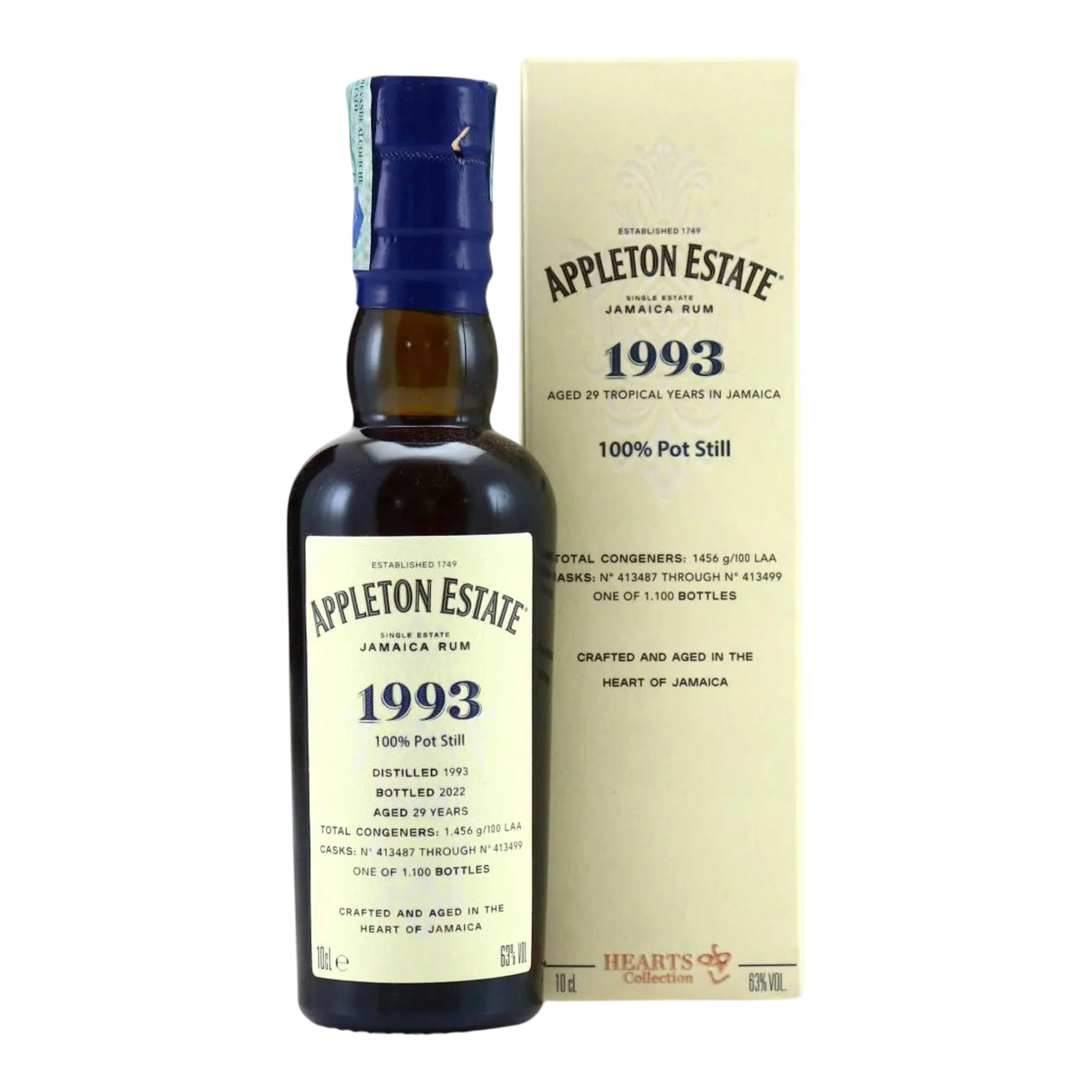 Appleton Estate Hearts Collection 1993 29 Year Old Jamaican Rum