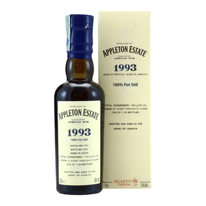 Appleton Estate Hearts Collection 1993 29 Year Old Jamaican Rum