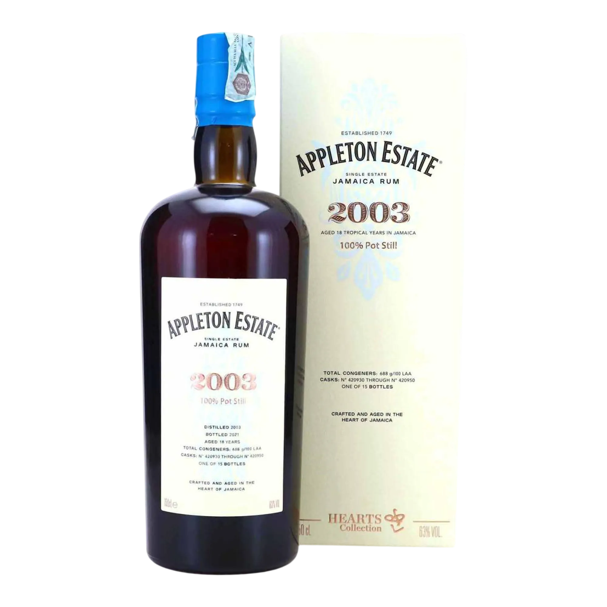 Appleton Estate Hearts Collection 1998 25 Year Old Jamaican Rum