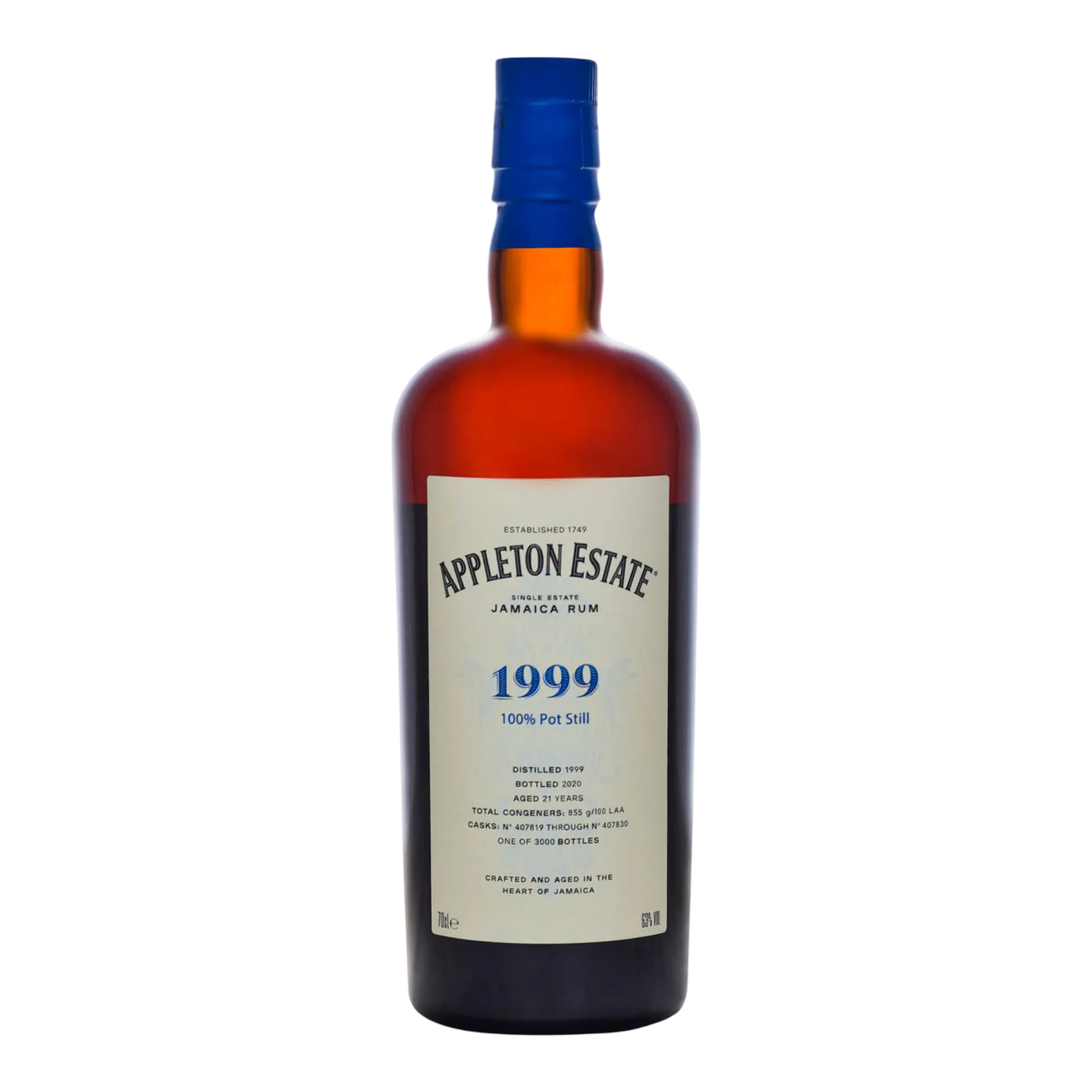 Appleton Estate Hearts Collection 1999 21 Year Old Jamaican Rum