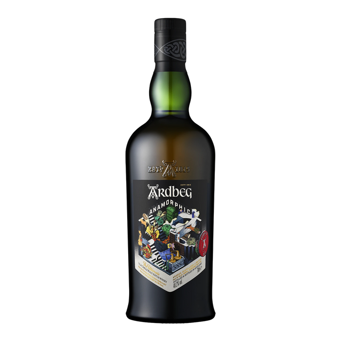 ardbeg anamorphic islay single malt scotch whisky