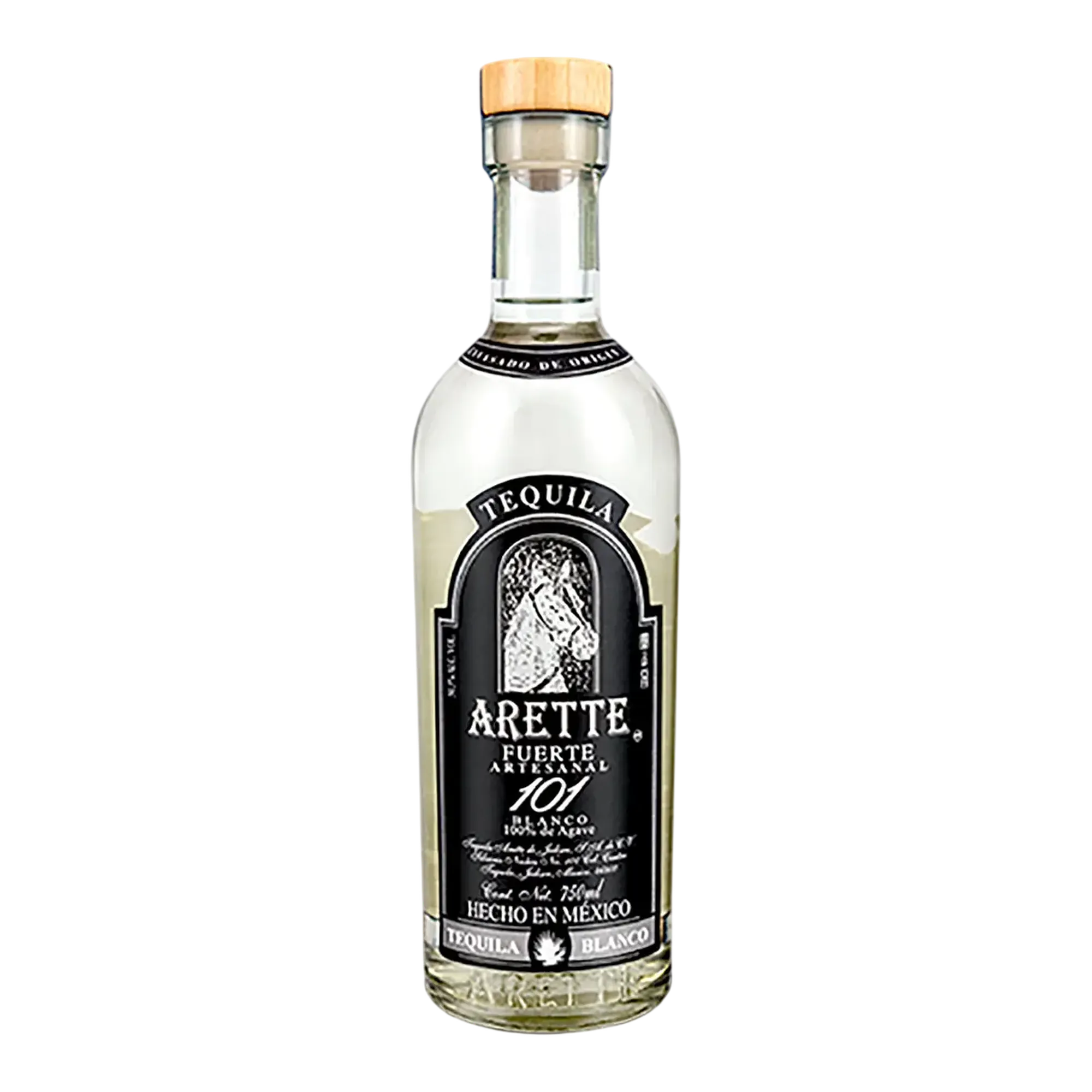 Arette Artesanal Fuerte Blanco Tequila 101 Proof