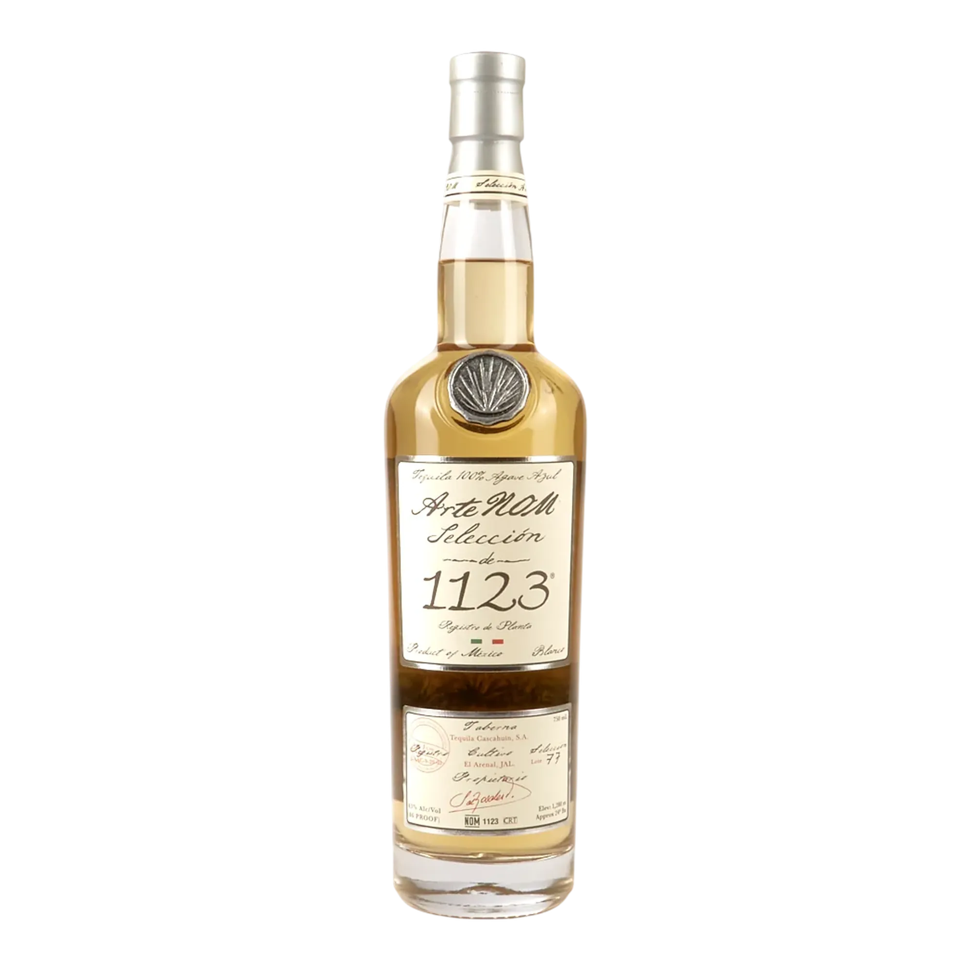 ArteNOM Selección de 1123 Blanco Histórico Tequila