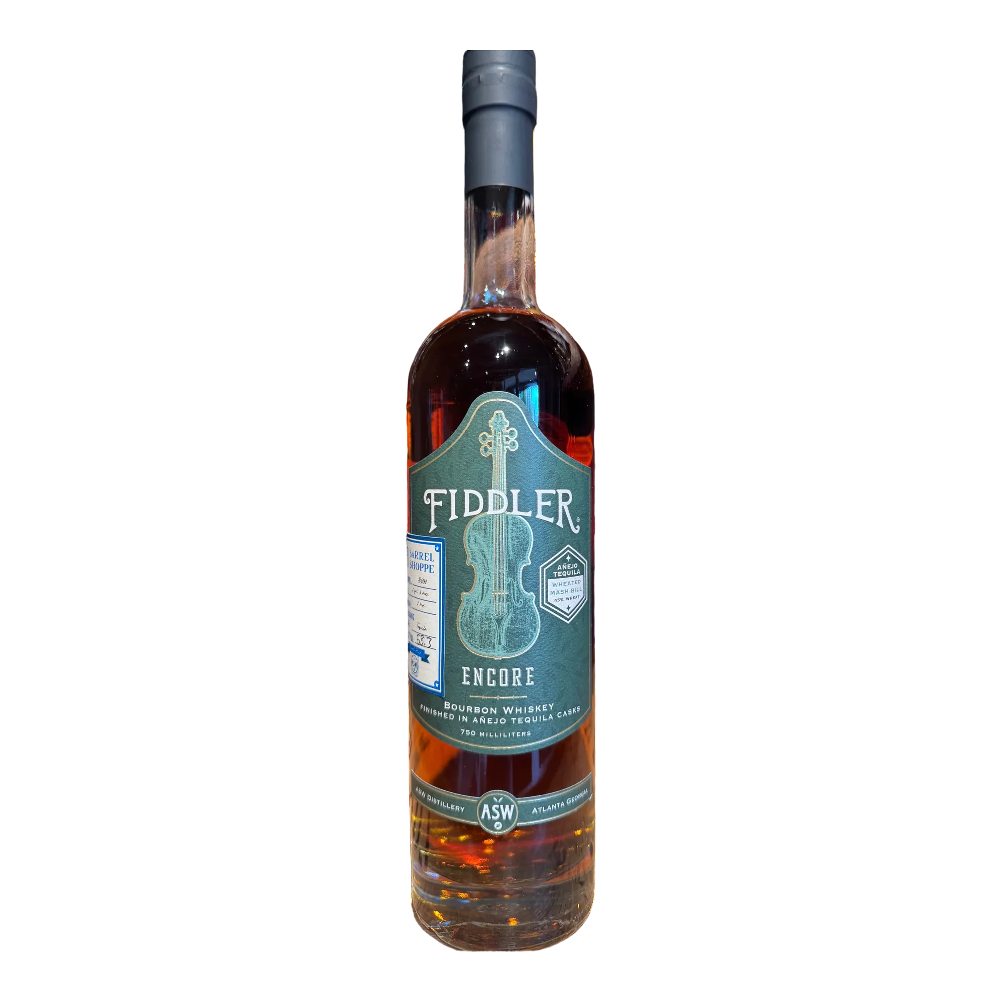 ASW Distillery Fiddler Encore Cigar Batch Bourbon Whiskey