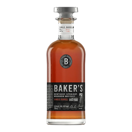 Baker’s 7 Year Old Single Barrel Bourbon Whiskey 107 Proof