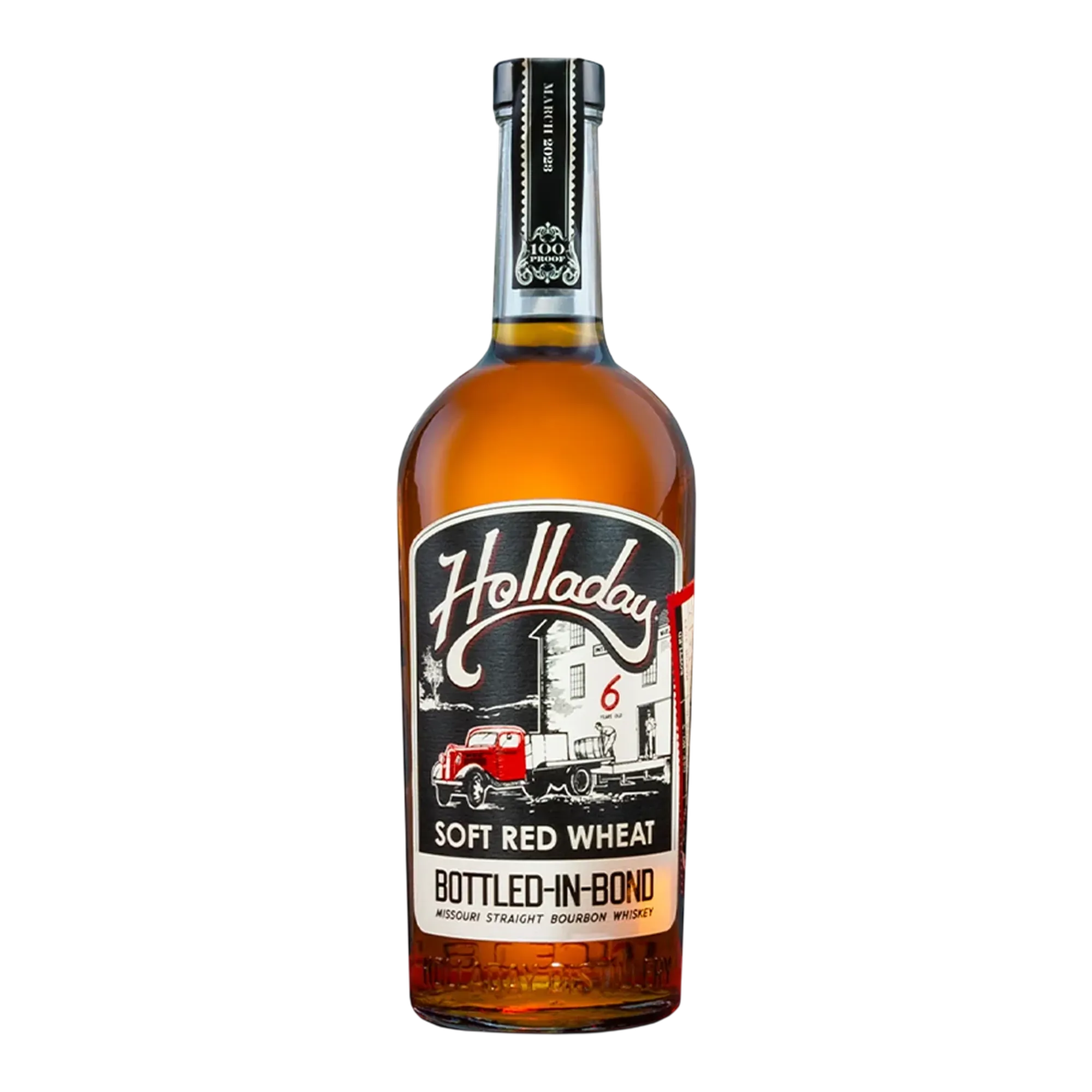 Ben Holladay Soft Red Wheat Bottled-in-Bond Straight Bourbon Whiskey