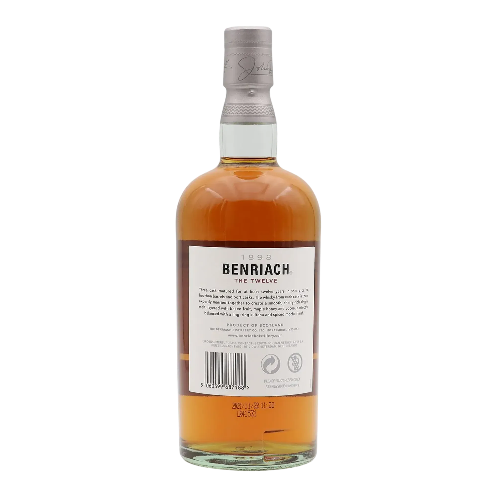 Benriach The Twelve 12 Year Old Speyside Single Malt Scotch Whisky
