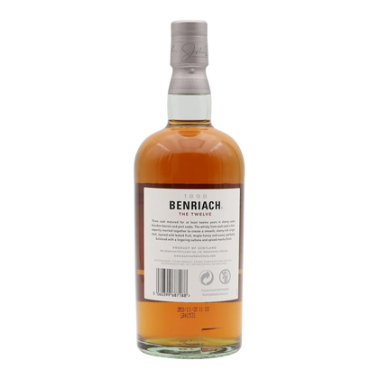 Benriach The Twelve 12 Year Old Speyside Single Malt Scotch Whisky