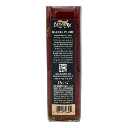 Bernheim Original Barrel Proof Wheat Whiskey