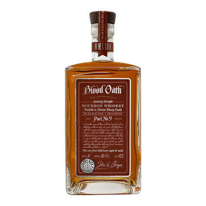 Blood Oath Pact No. 9 Kentucky Straight Bourbon Whiskey