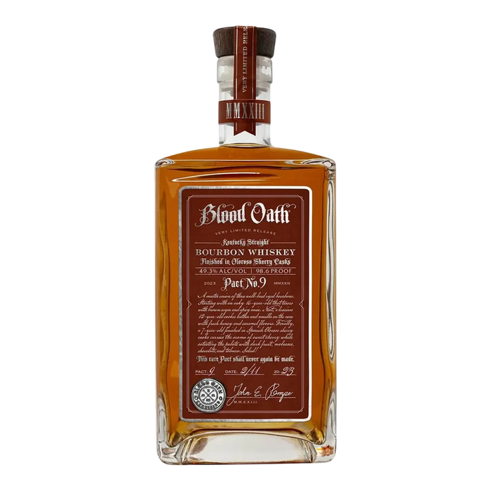 Blood Oath Pact No. 9 Kentucky Straight Bourbon Whiskey