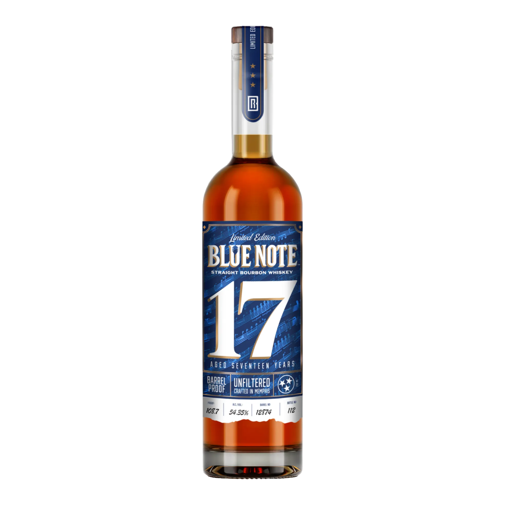 Blue Note 17 Year Old Tennessee Straight Bourbon Whiskey