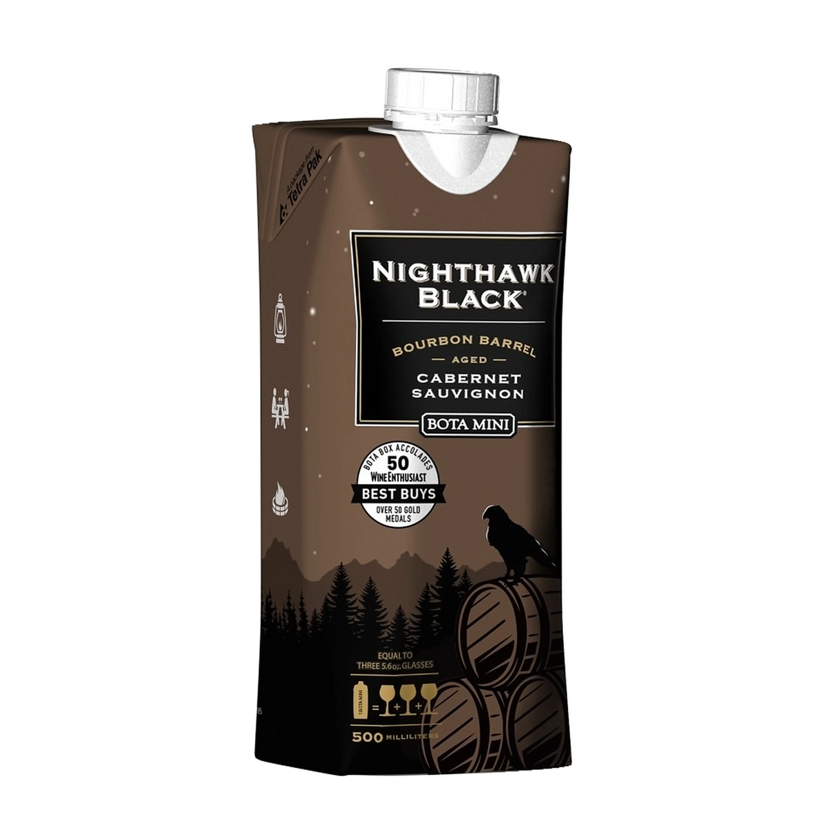 Bota Box Nighthawk Black Cabernet 500ml