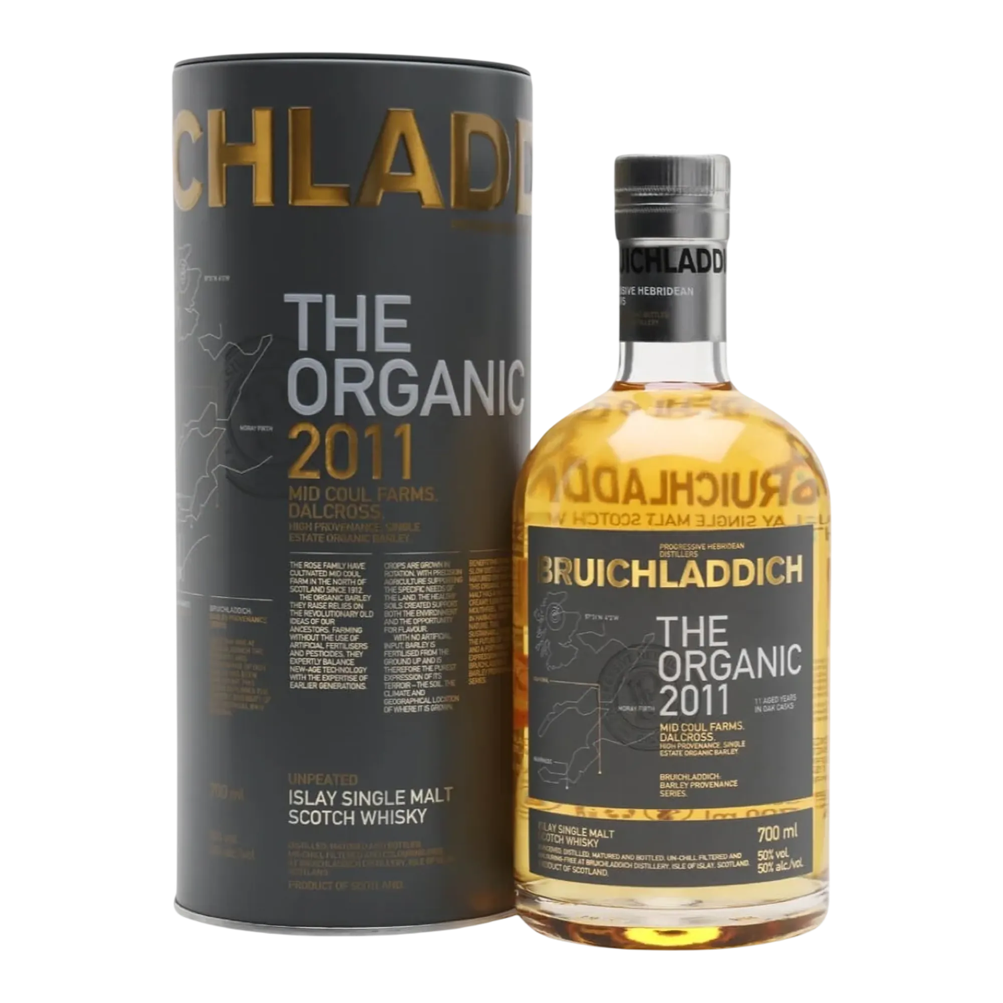 Bruichladdich The Organic 2011 Islay Single Malt Scotch Whisky