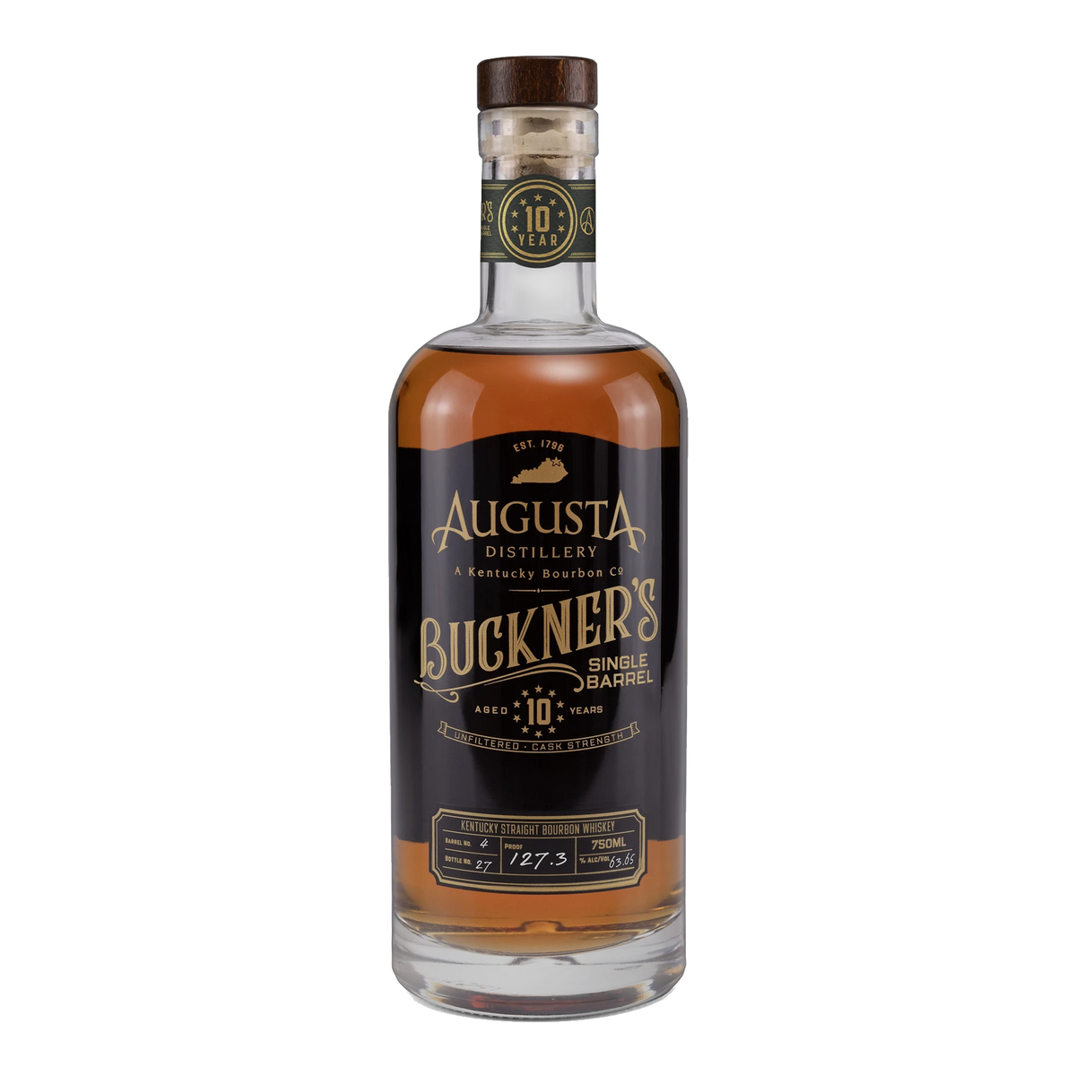 buckner s 10 year old single barrel kentucky straight bourbon whiskey