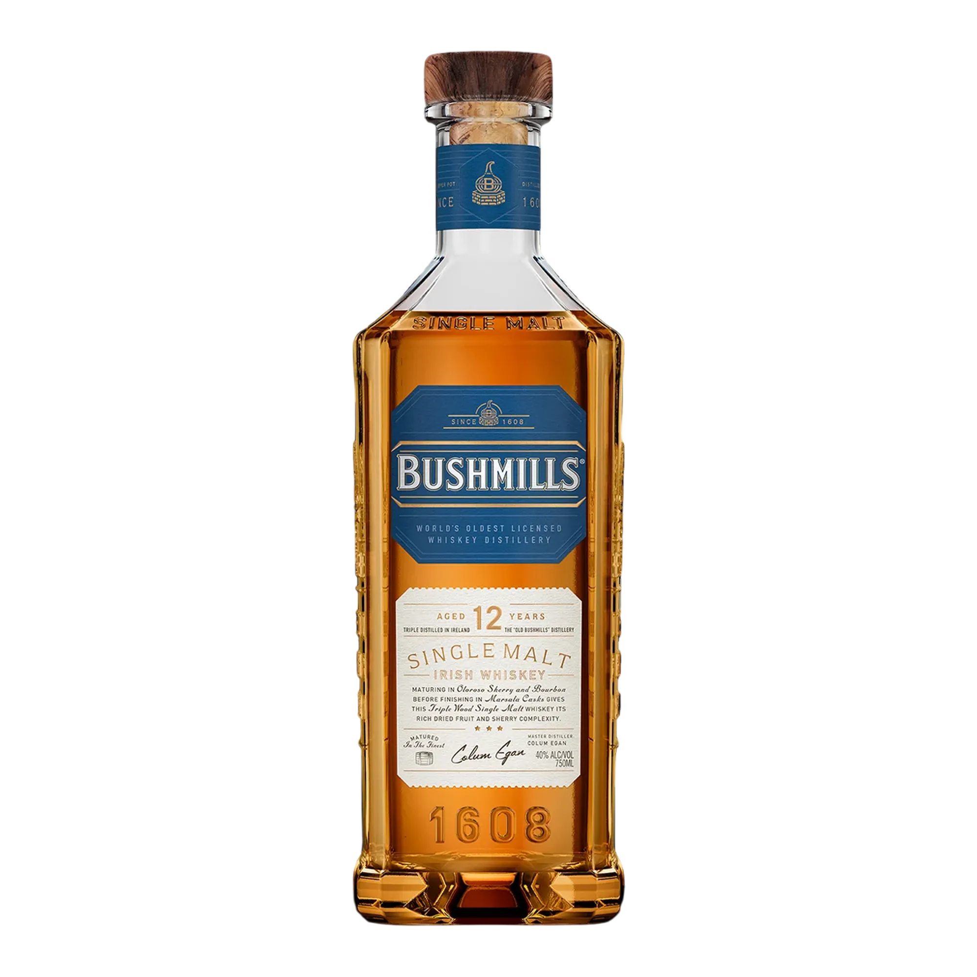 Bushmills 12 Year Old Single Malt Irish Whiskey