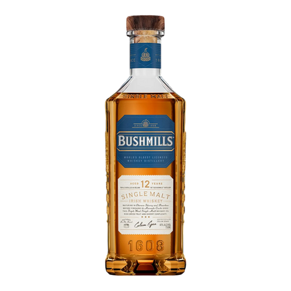 Bushmills 12 Year Old Single Malt Irish Whiskey