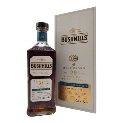 Bushmills Rare Casks No. 2 29 Year Old Pedro Ximénez Single Malt Irish Whiskey