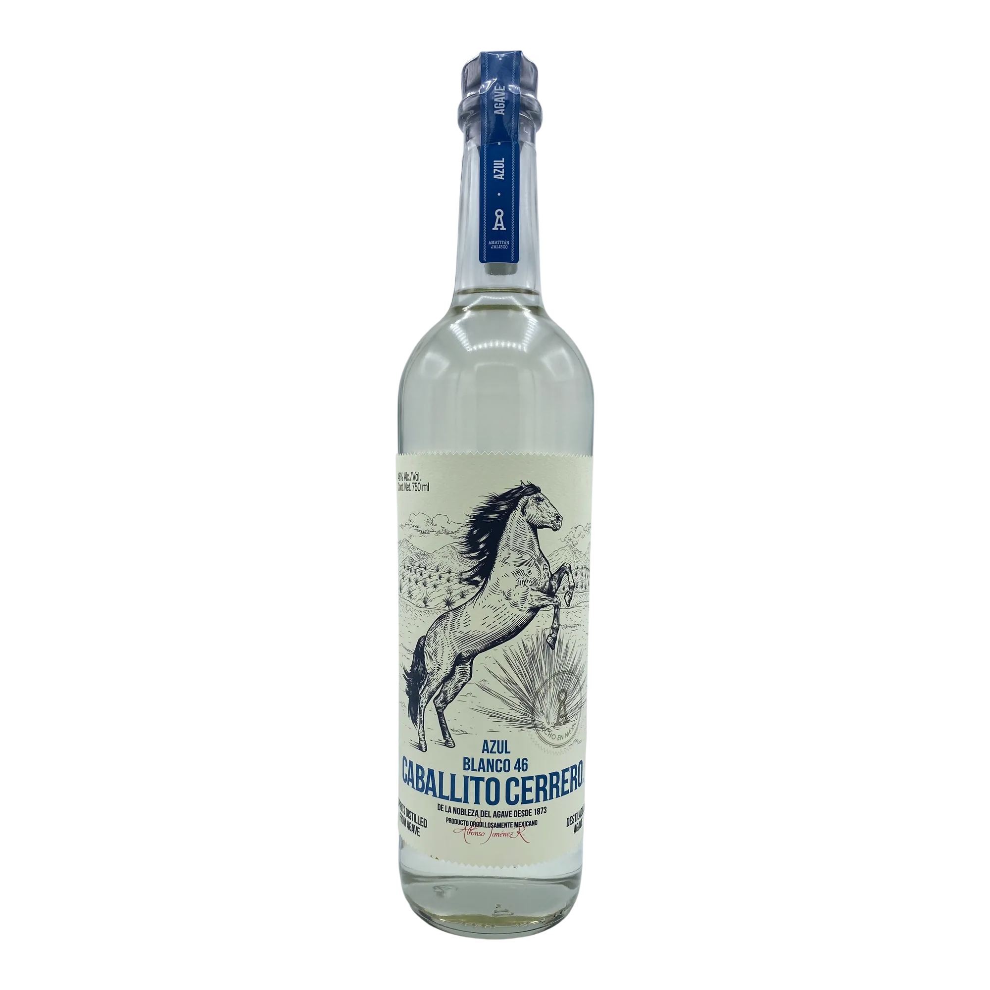 Caballito Cerrero Azul Blanco 46 Agave Spirit