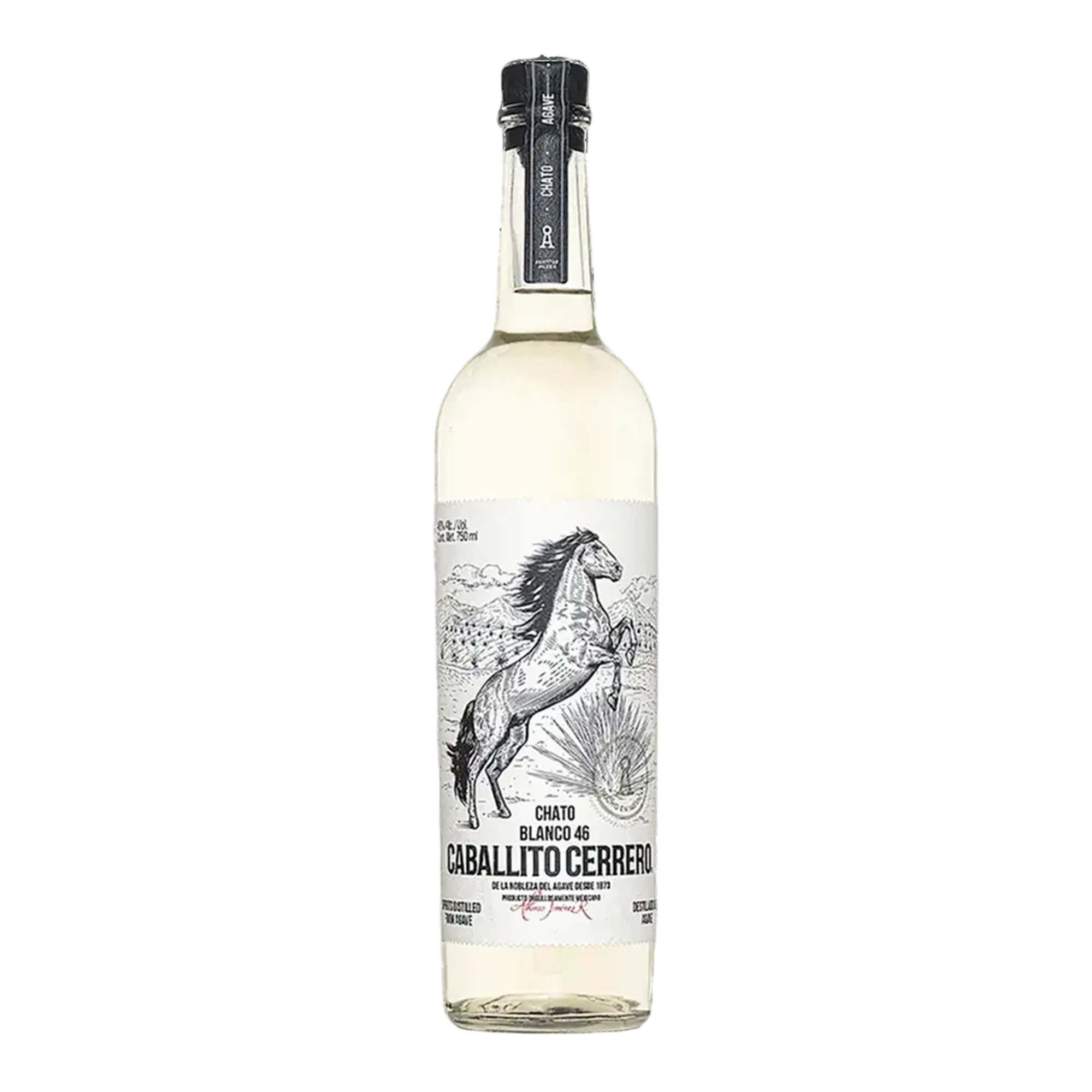 Caballito Cerrero Chato Blanco 46 Agave Spirit