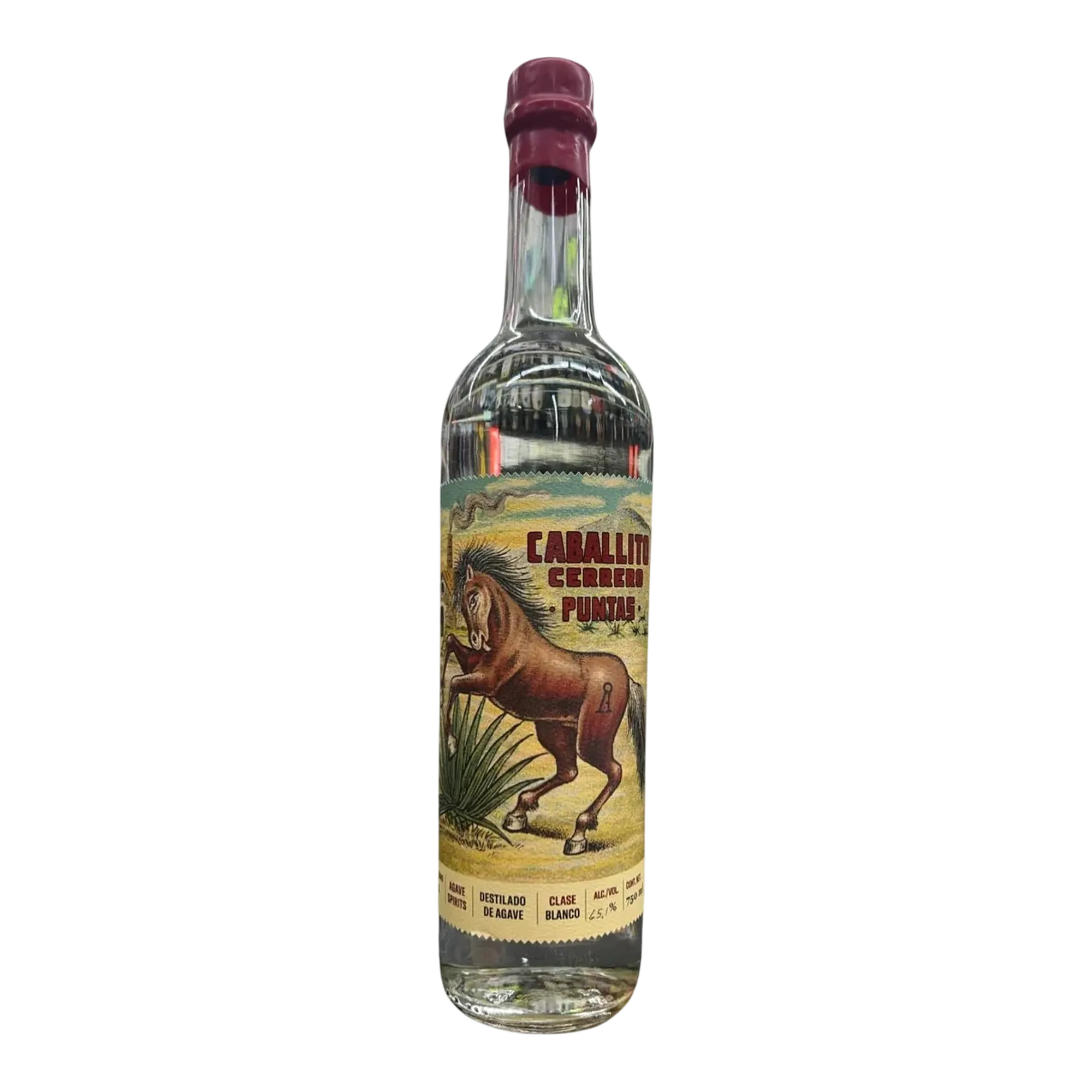 Caballito Cerrero Puntas Destilado de Agave