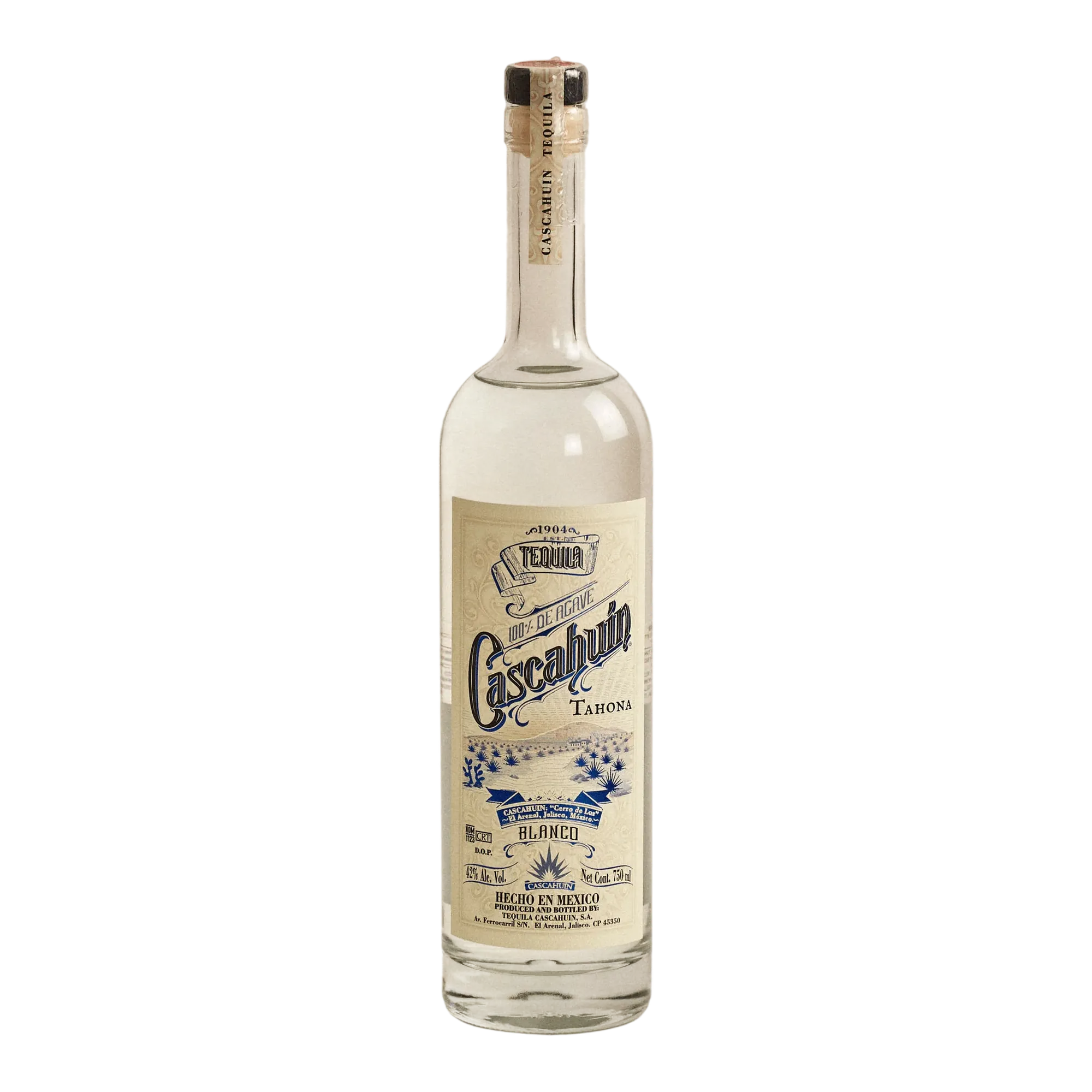 Cascahuín Tahona Blanco Tequila