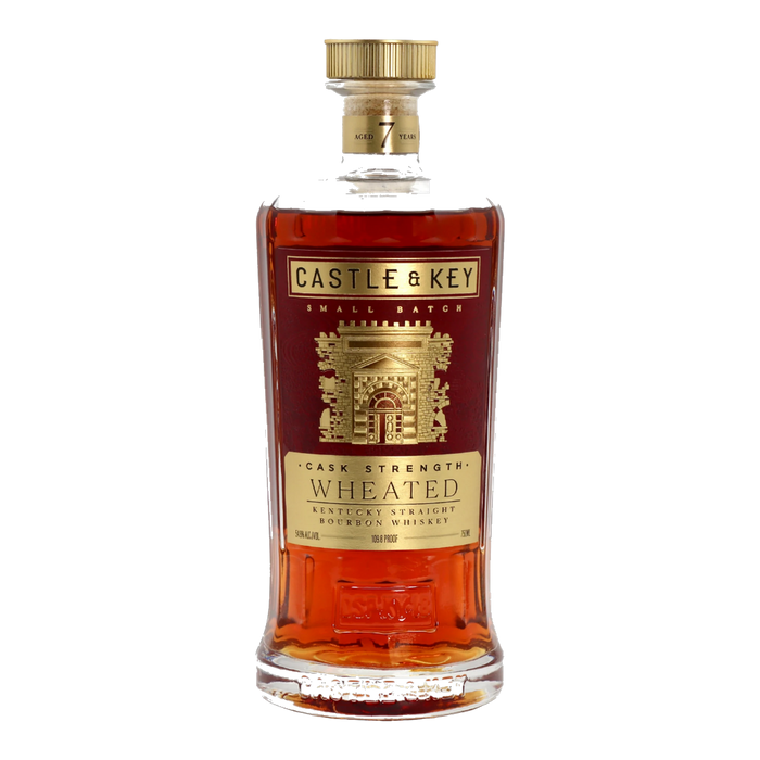 castle key 7 year old cask strength wheated bourbon whiskey batch 1 2025 108 2 proof