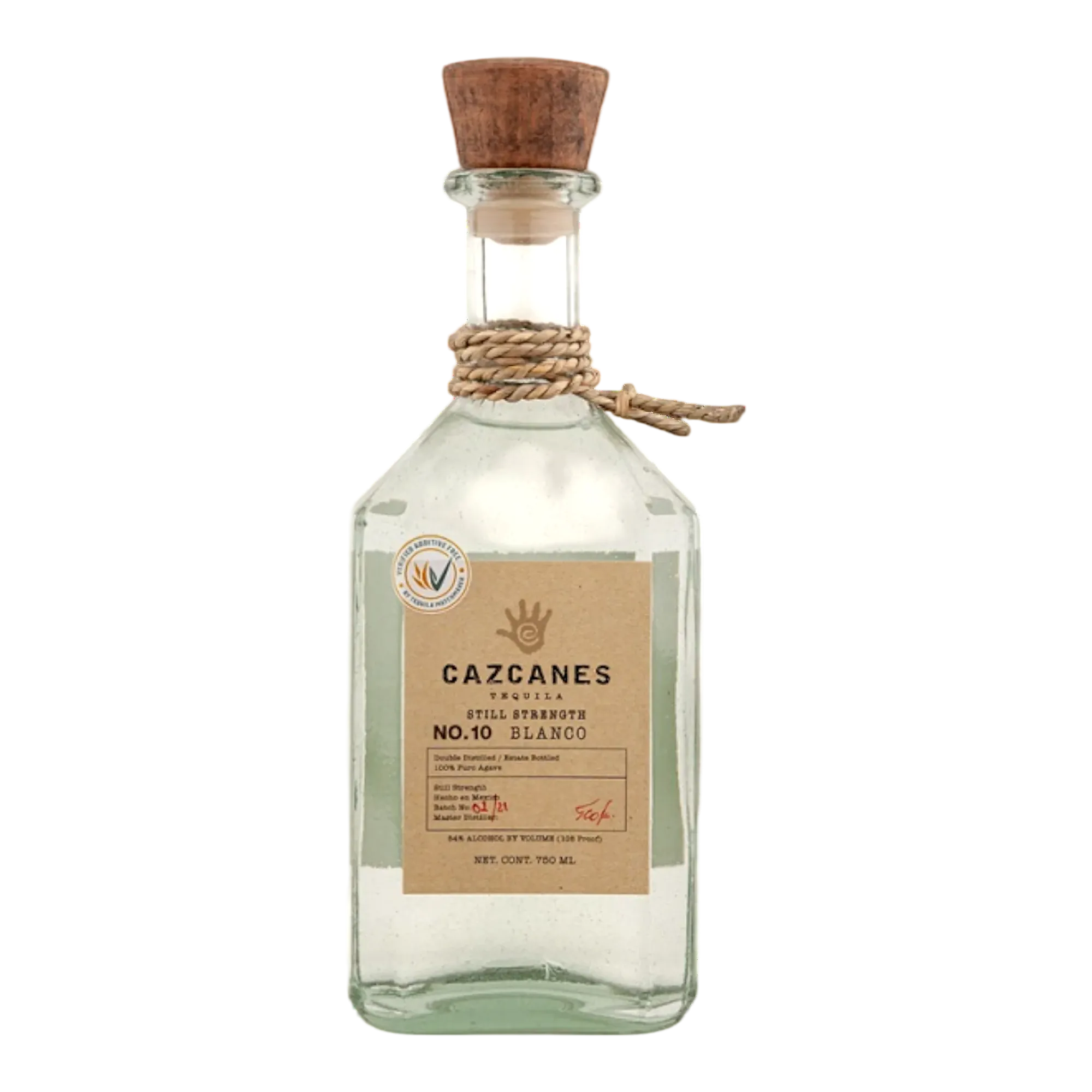 Cazcanes No. 10 Still Strength Blanco Tequila
