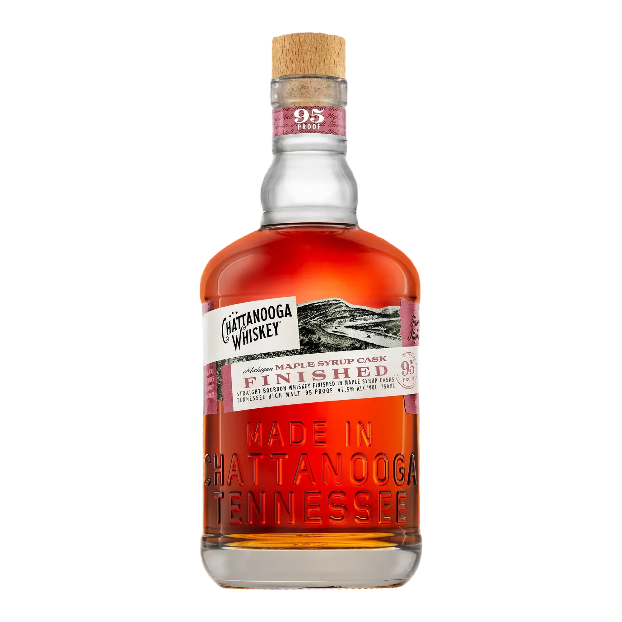 Chattanooga Whiskey Michigan Maple Syrup Cask Finished Straight Bourbon Whiskey