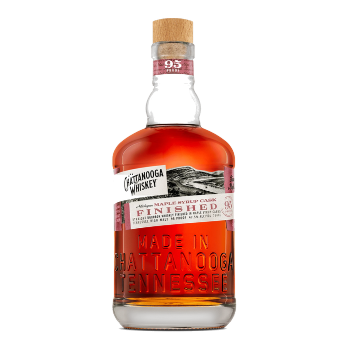 chattanooga whiskey michigan maple syrup cask finished straight bourbon whiskey