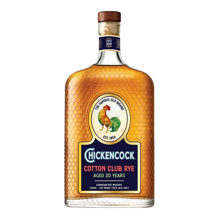 chicken cock cotton club 20 year old canadian rye whiskey