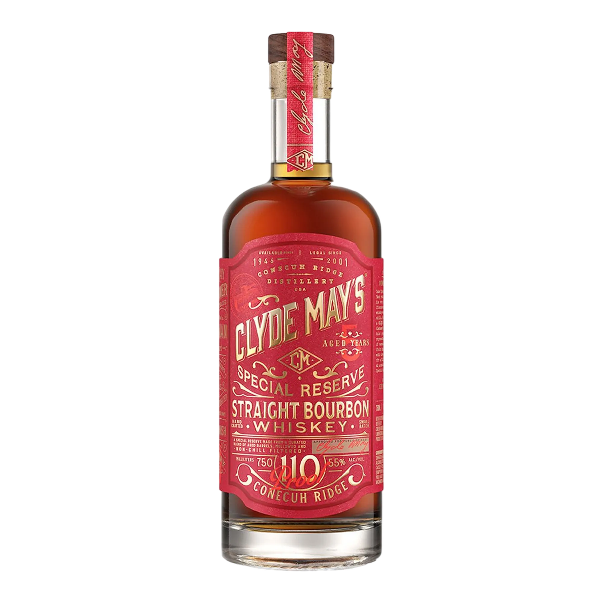 Clyde May’s Special Reserve Straight Bourbon Whiskey 110 Proof