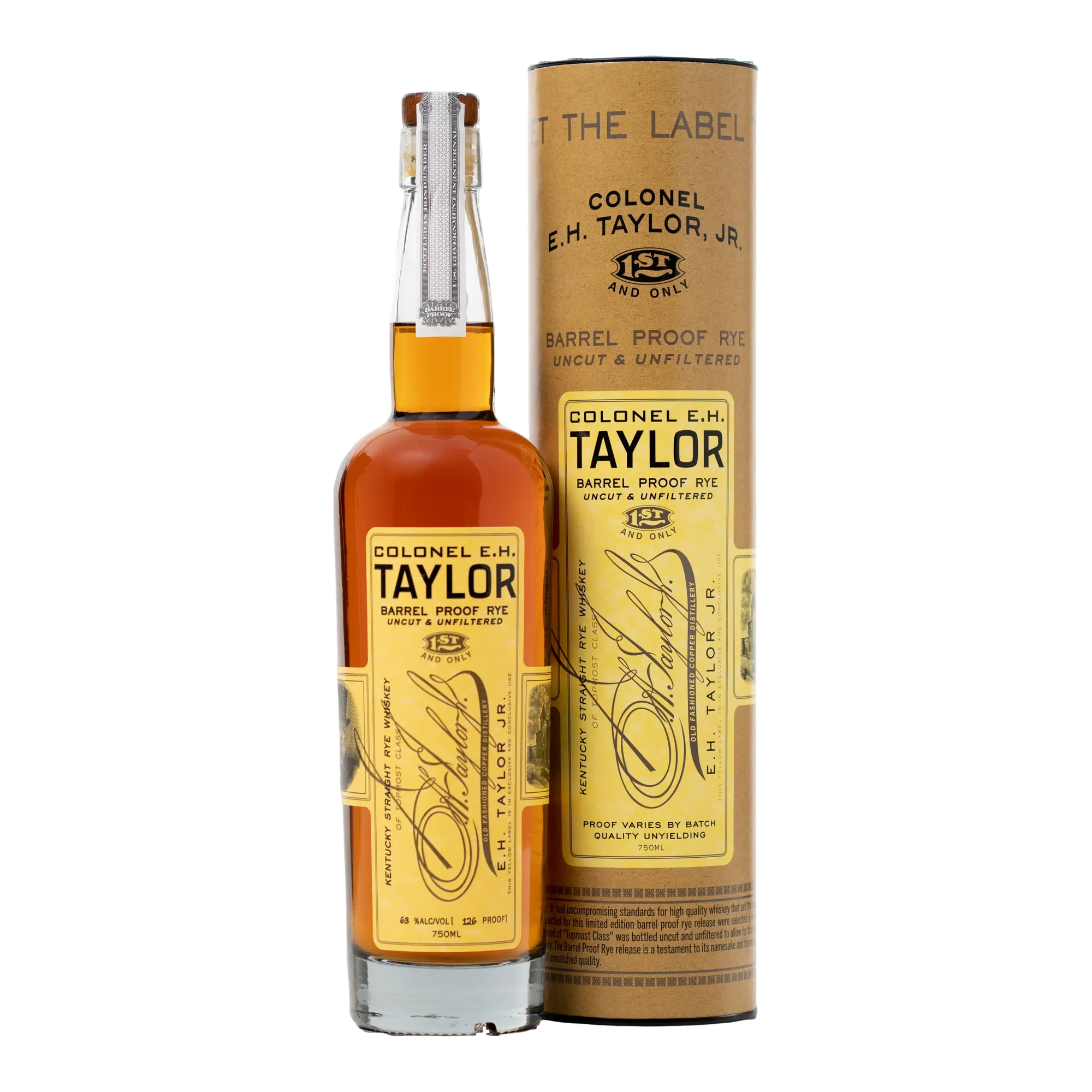 Colonel E.H. Taylor Jr. Barrel Proof Rye Whiskey