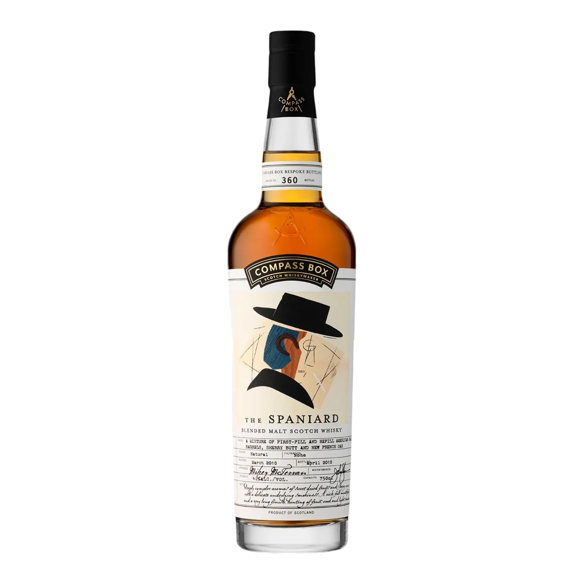 Compass Box The Story of the Spaniard Blended Malt Scotch Whisky