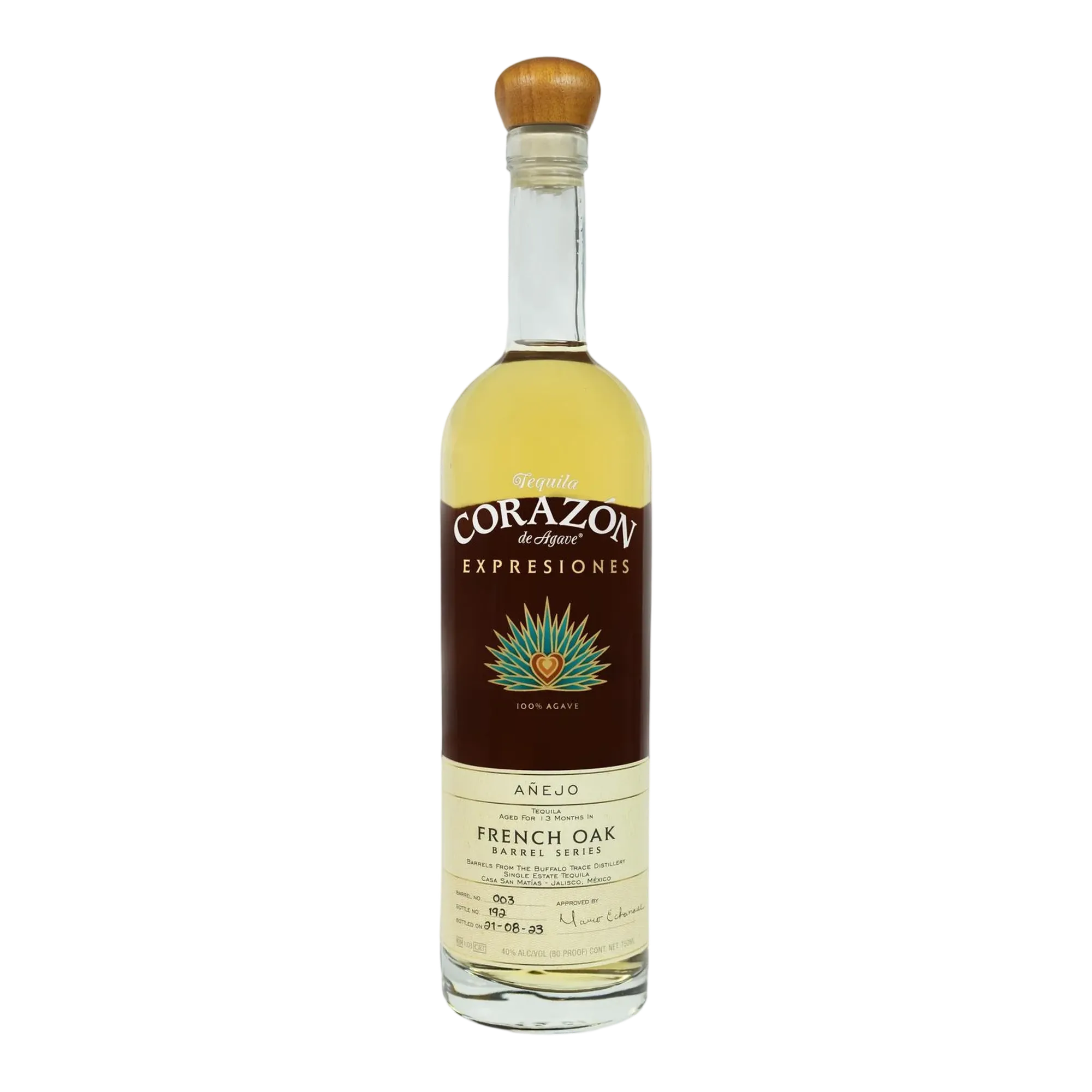 Corazón de Agave Expresiones French Oak Añejo Tequila