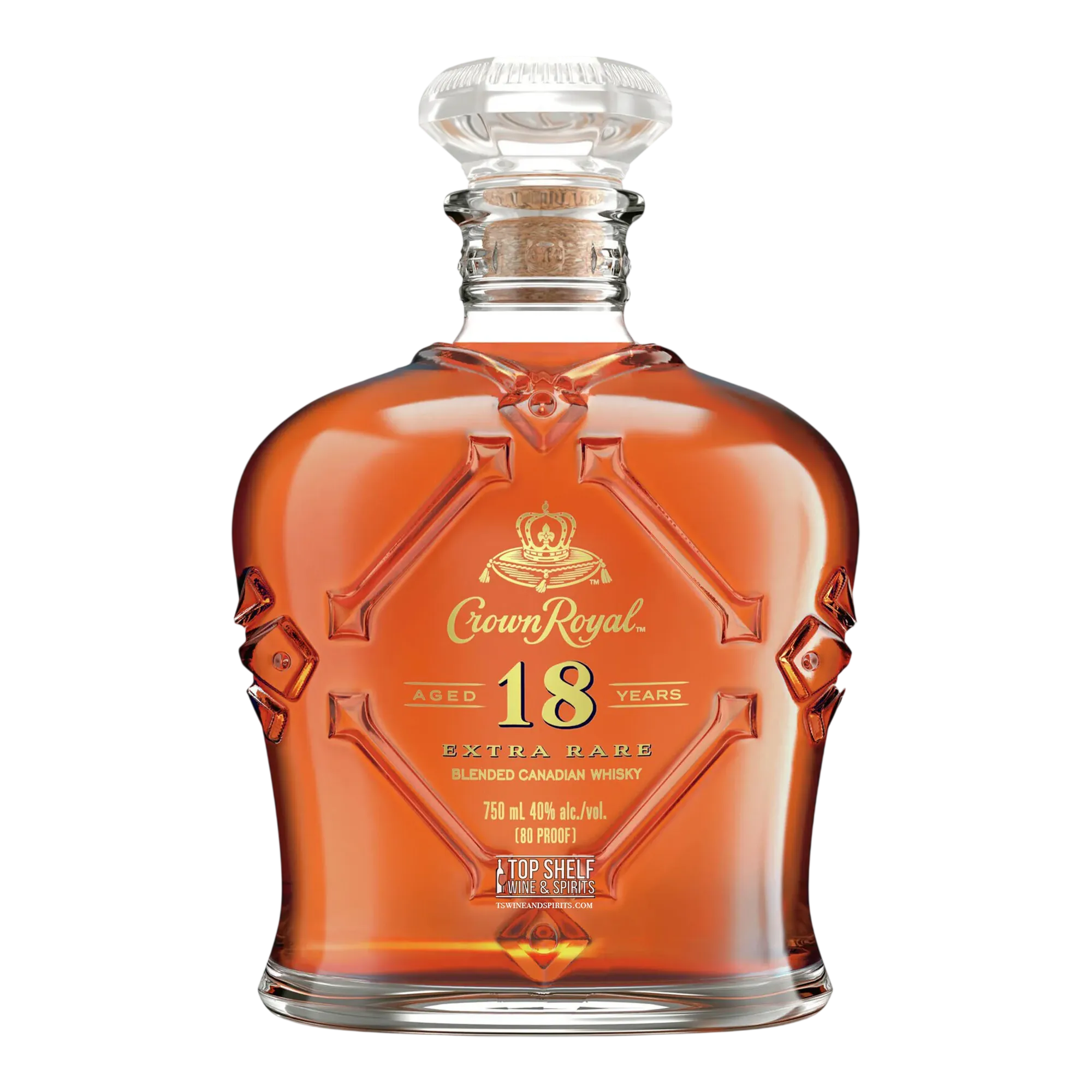Crown Royal 18 Year Old Extra Rare Canadian Whisky