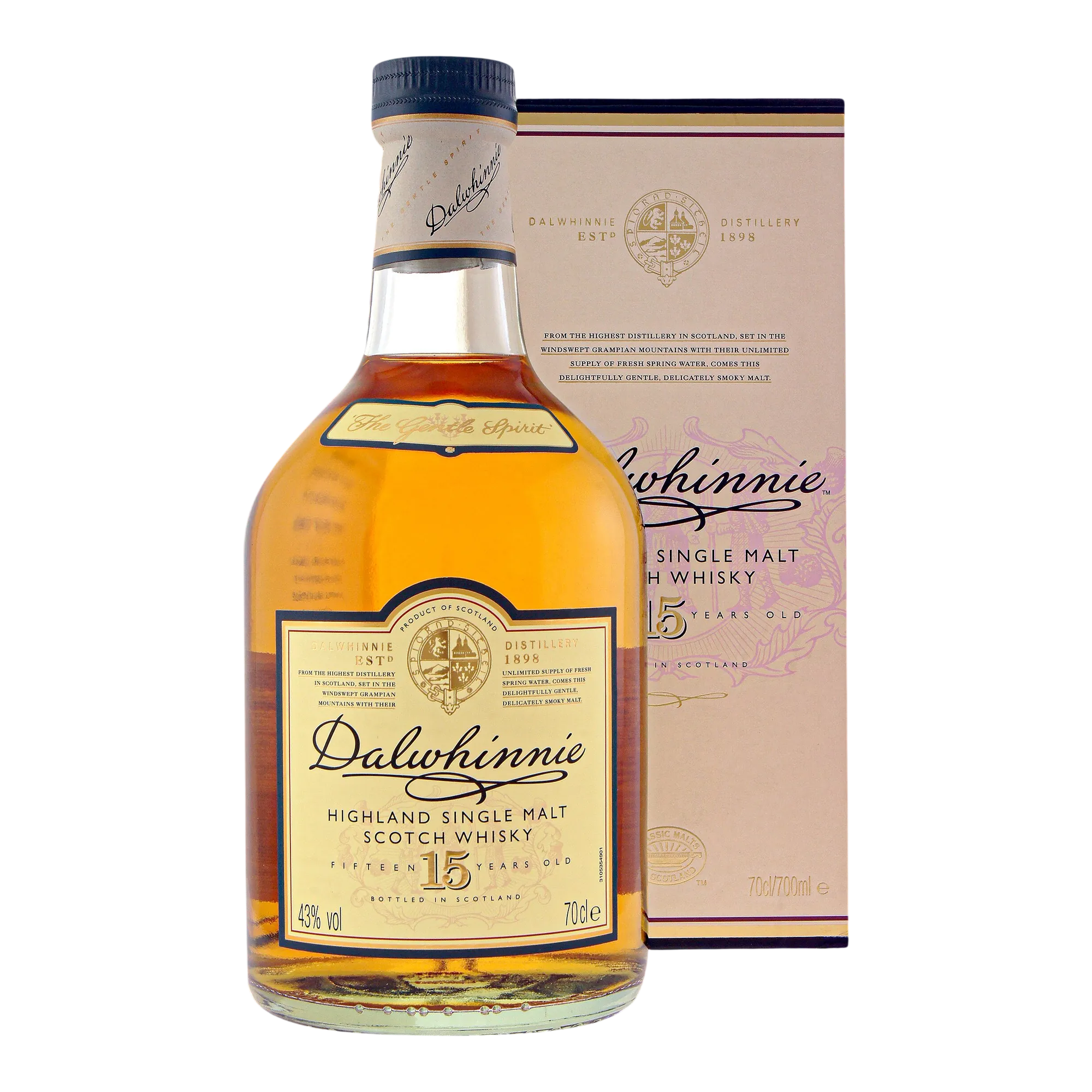 Dalwhinnie 15 Year Old Highland Single Malt Scotch Whisky