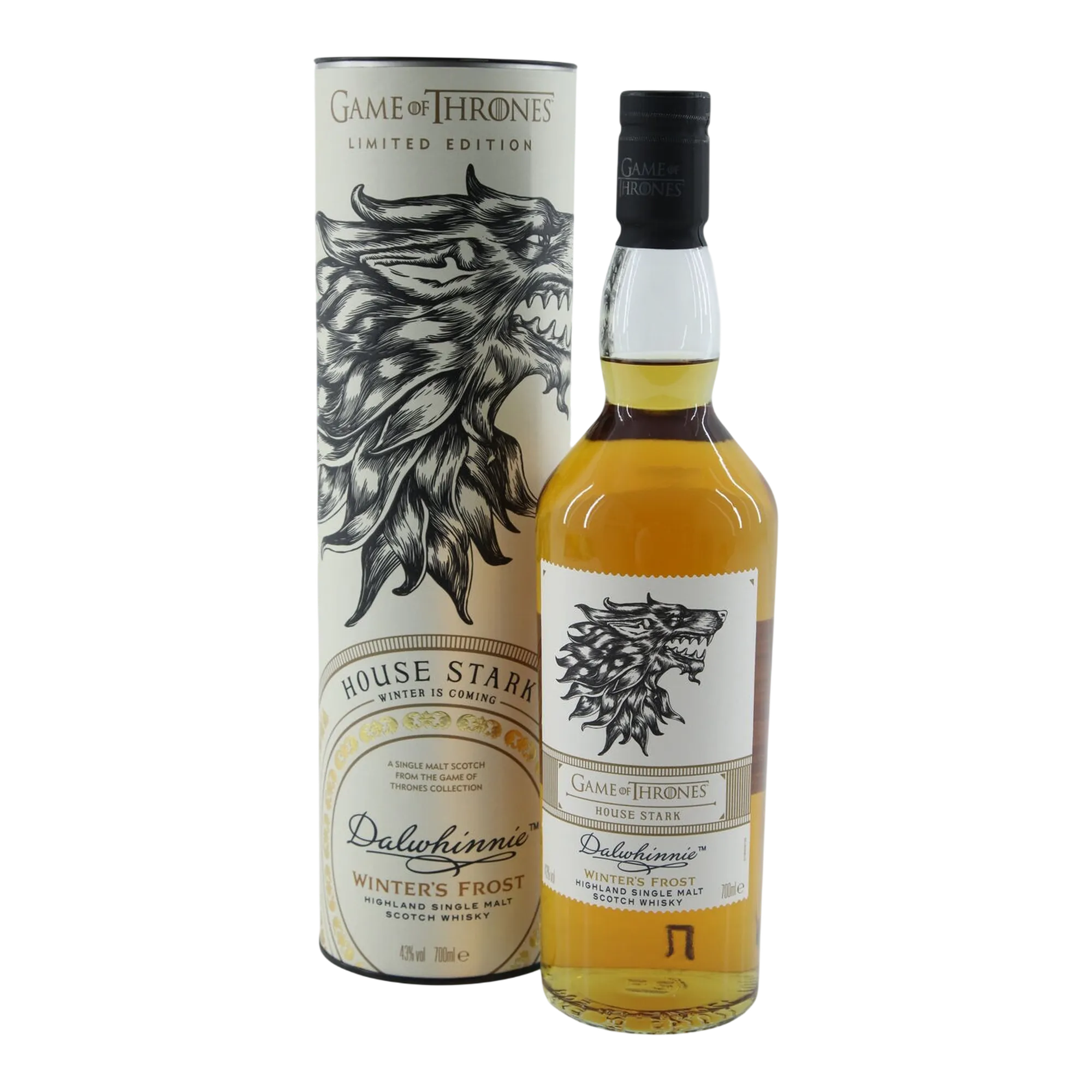 Dalwhinnie Winter’s Frost Game of Thrones House Stark Highland Single Malt Scotch Whisky