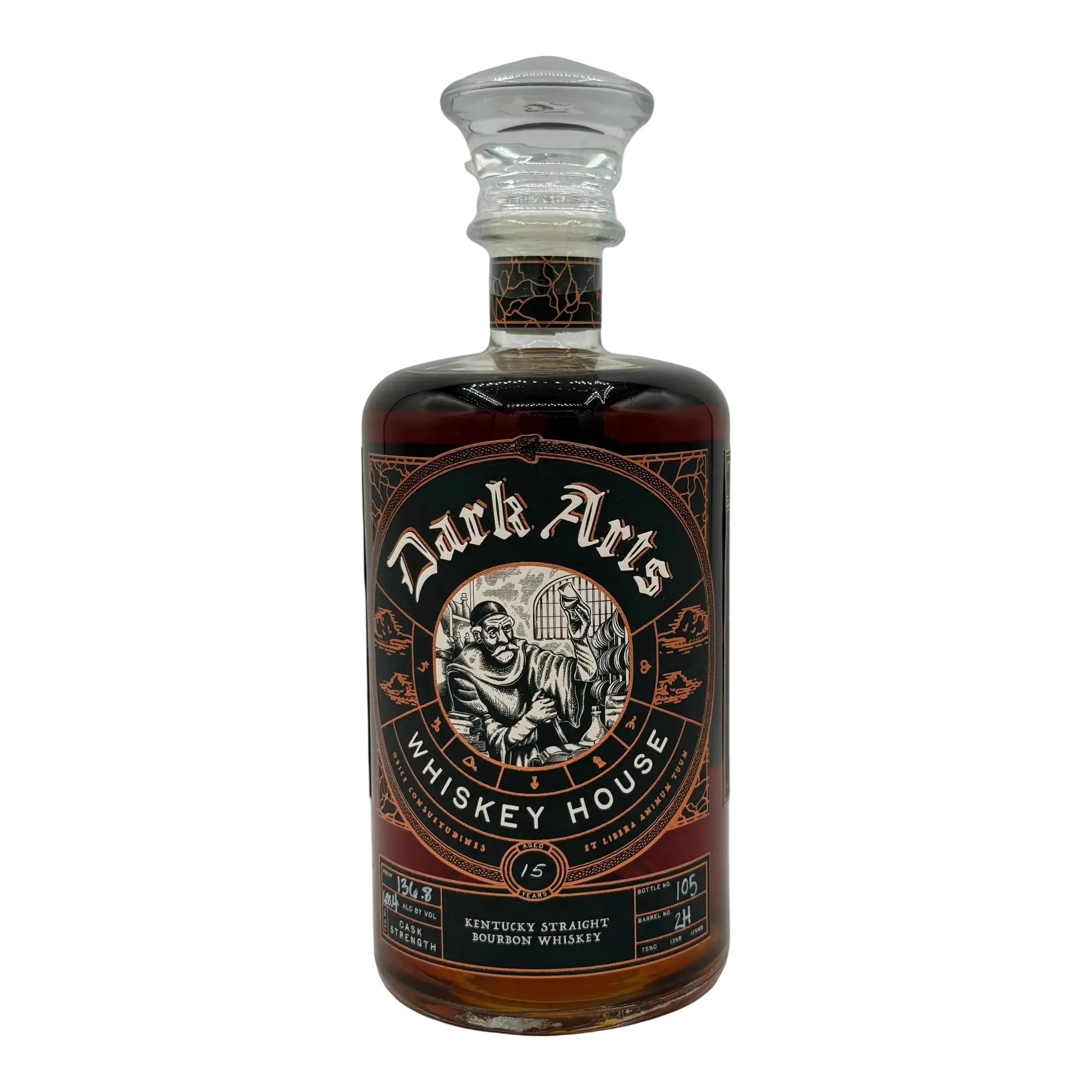 Dark Arts Whiskey House Barely Legal Cask Strength Straight Bourbon Whiskey
